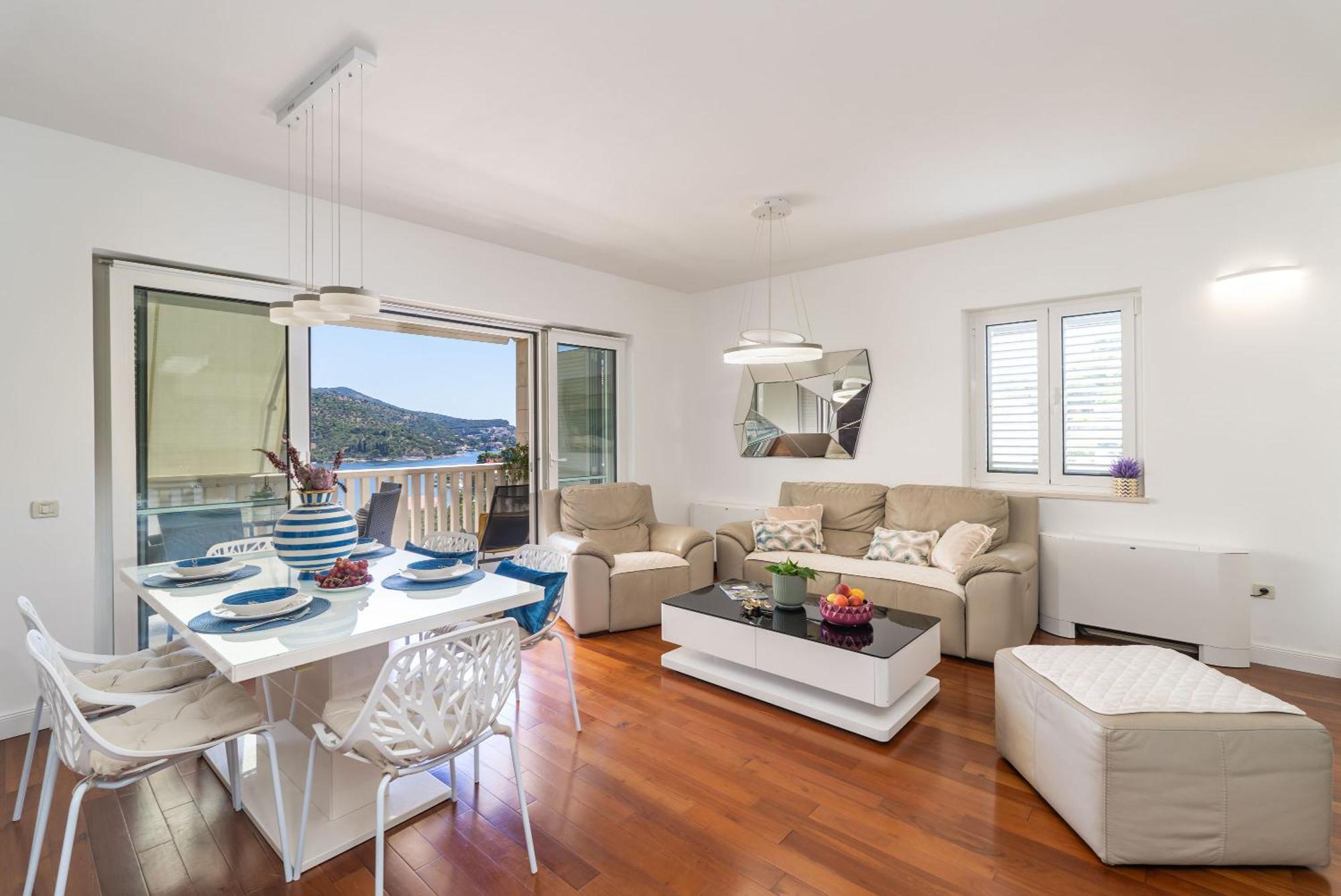 Seaview Elegance Apartment Zaton  Exteriör bild